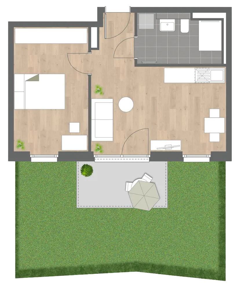 Grundriss Wohnung 3604