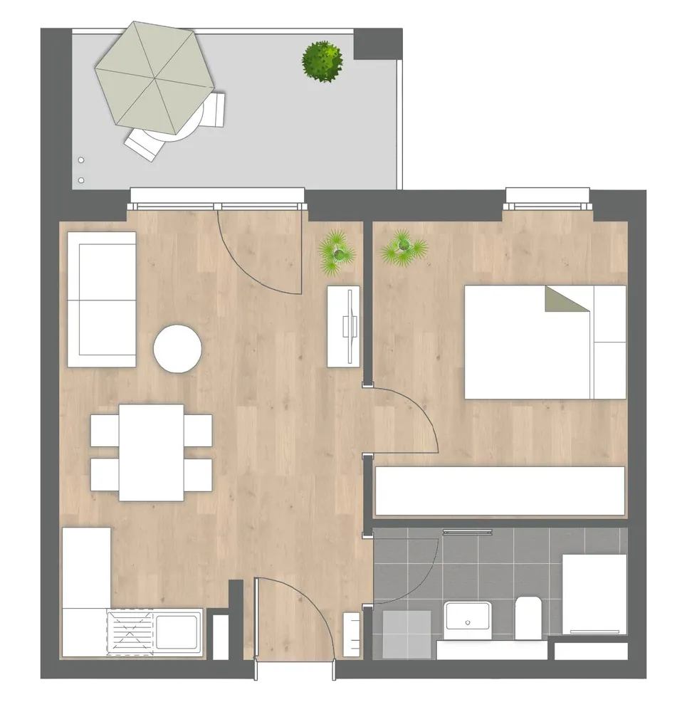 Grundriss Wohnung 3608