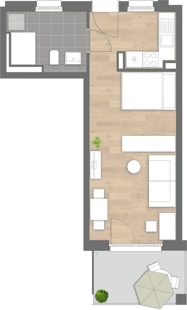 Floor plan Wohnung 3103