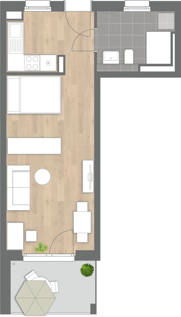 Floor plan Wohnung 3222